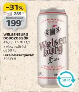 Auchan Welsenburg Dobozos Sör ajánlat