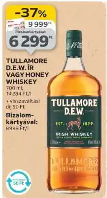 Auchan Tullamore D.E.W. Ír vagy Honey Whiskey ajánlat