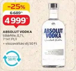 Auchan Absolut vodka ajánlat