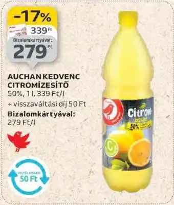 Auchan Auchan Kedvenc Citromízésítő ajánlat