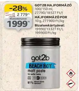 Auchan Got2b hajformázó ajánlat