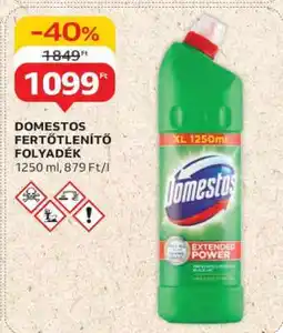 Auchan Domestos Fertőtlenítő Folyadék ajánlat