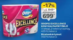 Auchan OOOPS! EXCELLENCE KONYHAI PAPÍRTÖRLŐ ajánlat