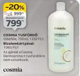 Auchan Cosmia Tusfürdő ajánlat