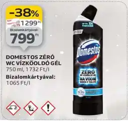 Auchan Domestos Zéró WC Vízkoóldó Gél ajánlat