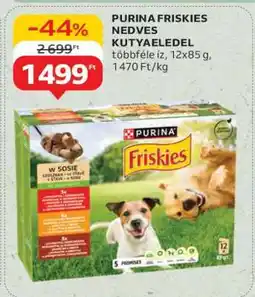 Auchan Purina Friskies Nedves Kutyaeledel ajánlat