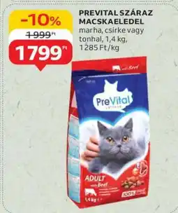 Auchan PREVITAL Száraz macskaeledel ajánlat