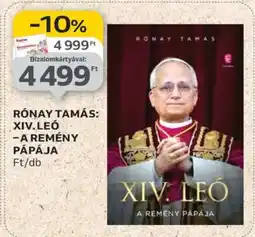 Auchan Rónay Tamás: XIV. Leó – A remény pápája ajánlat