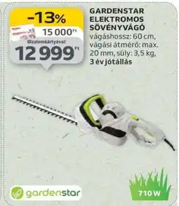 Auchan GARDENSTAR ELEKTROMOS SÖVÉNYVÁGÓ ajánlat