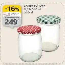 Auchan KONZERVÜVEG ajánlat
