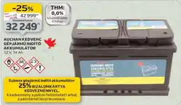 Auchan Auchan Kedvenc Gépjármű Indító Akkumulátor ajánlat