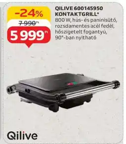 Auchan QILIVE 600145950 KONTAKTGRILL ajánlat