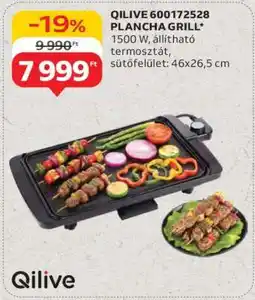 Auchan QILIVE 600172528 PLANCHA GRILL ajánlat
