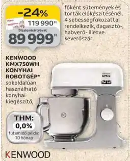 Auchan KENWOOD KMX750WH KONYHAI ROBOTGÉP ajánlat
