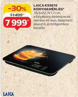 Auchan LAICA KS5015 KONYHAMÉRLEG ajánlat