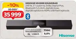 Auchan HISENSE HS2000 SOUNDBAR ajánlat