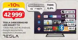 Auchan TESLA 24E632BHS HD LED SMART TV ajánlat