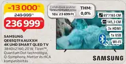 Auchan SAMSUNG QE65Q7FAAUXZH 4K UHD SMART QLED TV ajánlat