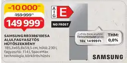 Auchan Samsung RB33B610ESA Alulfagyasztós Hűtőszekrény ajánlat