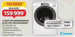 Auchan CANDY RP 286BWMR81S ELŐLTÖLTŐS MOSÓGÉP ajánlat