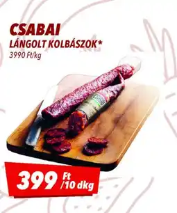 CBA Csabai Lángolt kolbászok ajánlat