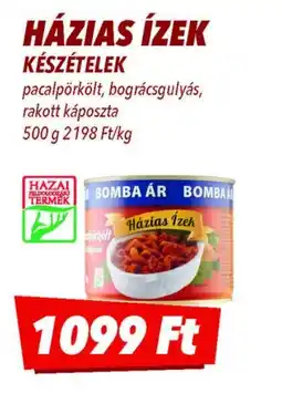 CBA Házias ízek készételek ajánlat