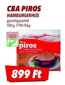 CBA Cba Piros hamburgerhús ajánlat