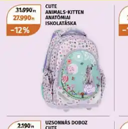 Müller Cute Animals-Kitten Anatmiai Iskolatáska ajánlat