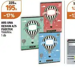 Müller Ars Una Design A/5 füzetek ajánlat