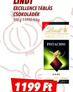 CBA Lindt Excellence táblás csokoládék ajánlat
