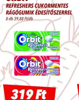 CBA Orbit Refreshers cukormentes ajánlat