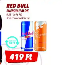 CBA Red bull Energiaitalok ajánlat