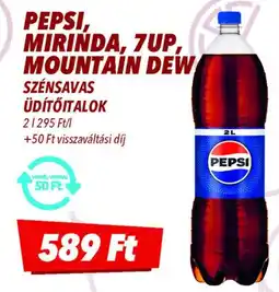 CBA Pepsi, Mirinda, 7up, mountain dew ajánlat