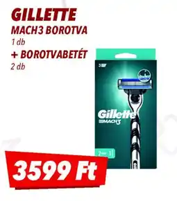 CBA Gillette Mach3 borotva ajánlat