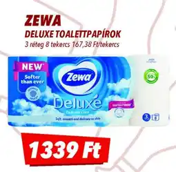 CBA Zewa Deluxe toalettpapírok ajánlat