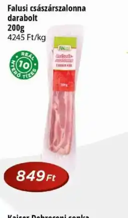 Real Falusi császárszalonna darabolt ajánlat