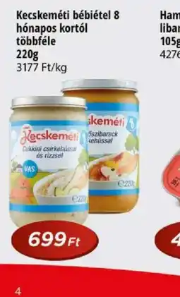 Real Kecskeméti bébiétel ajánlat