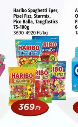 Real Haribo Spaghetti Eper, Pixel Fizz, Starmix, Pico Balla, Tangfastics ajánlat