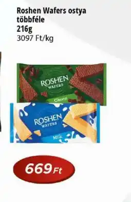 Real Roshen Wafers ostya ajánlat