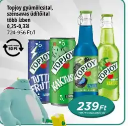 Real Topjoy gyümölcsital ajánlat