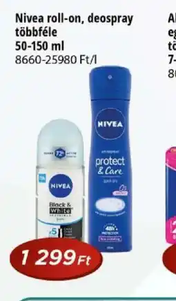 Real Nivea roll-on, deospray ajánlat