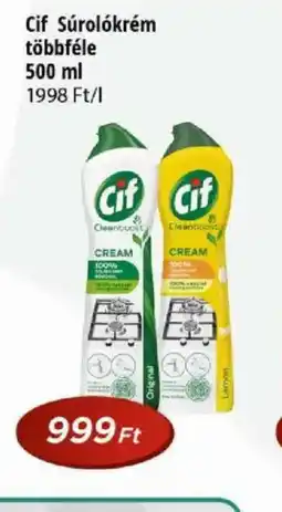Real Cif Súrolkrém ajánlat