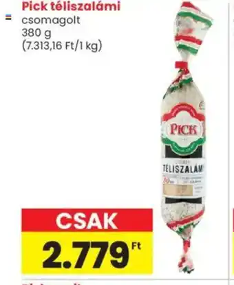 Spar Market Pick téliszalámi ajánlat