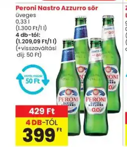 Spar Market Peroni Nastro Azzurro sör ajánlat