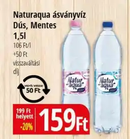Real Naturaqua ásványvíz Dús, Mentes ajánlat
