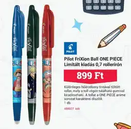 Office Depot Pilot Frixion Ball ONE PIECE Limitált kiadás ajánlat
