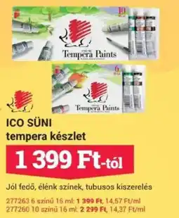 Office Depot ICO SÜNI Tempera Paints ajánlat