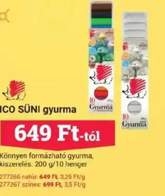 Office Depot ICO SUNI gyurma ajánlat