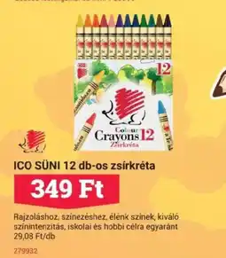 Office Depot ICO SÜNI 12 db-os zsírkréta ajánlat