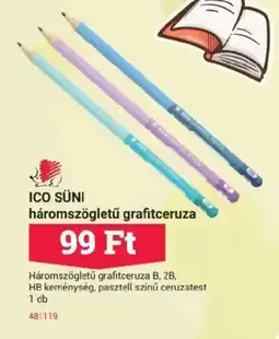 Office Depot ICO SÜNI háromszögletű grafitceruza ajánlat